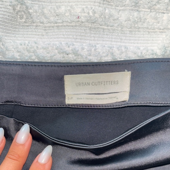 Urban Outfitters Satin Skirt with Lace Detail - Picture 2 of 3